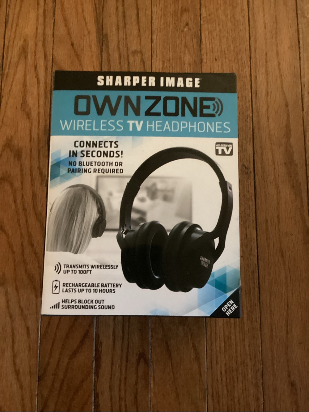 Sharper Image Ownzone Wireless TV Headphones